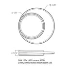 Newton Offset Ring LED Flush Mount