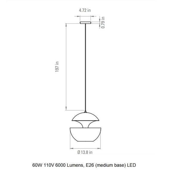 Here Comes The Sun Pendant Light