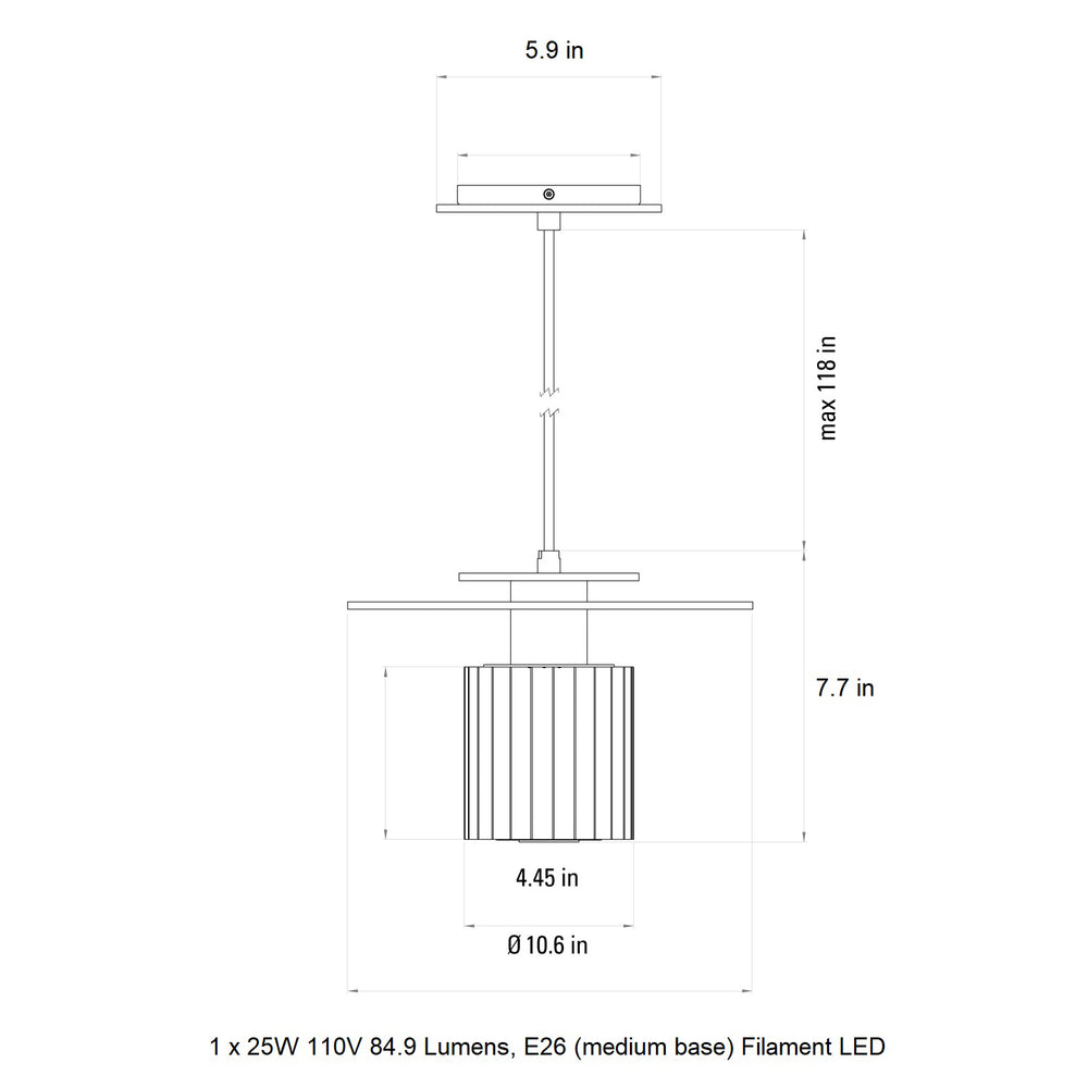 In The Sun Pendant Light