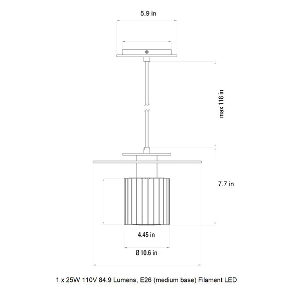 In The Sun Pendant Light