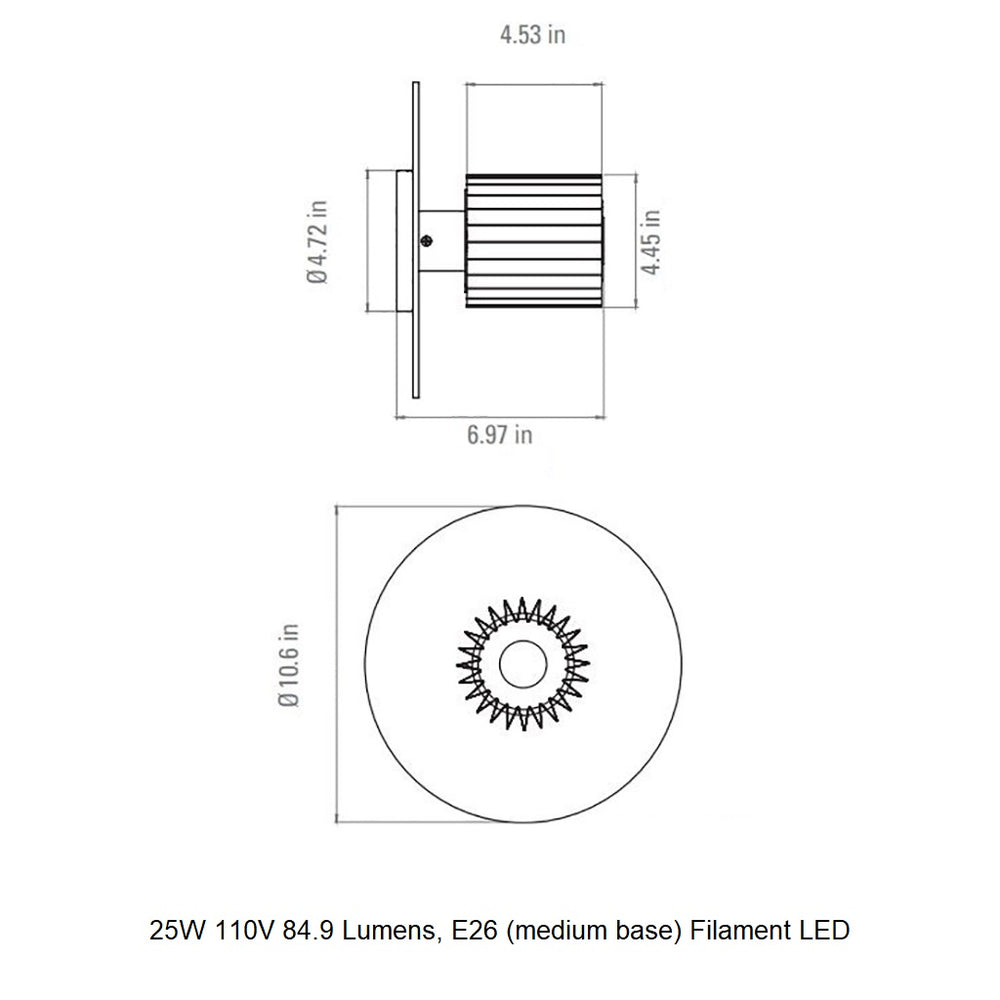 In The Sun Wall Sconce