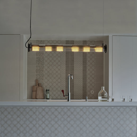 In The Tube Horizontal Outdoor Pendant Light