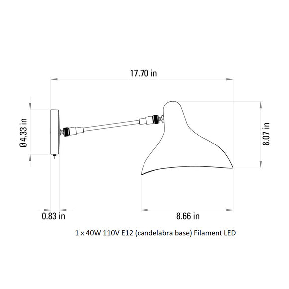 Mantis BS5 Wall Sconce