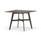 SEAX Square Outdoor Dining Table  option Tecton Ceramic / Black Pepper