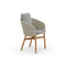 MBRACE Outdoor Dining Armchair  option 140 Sea Salt