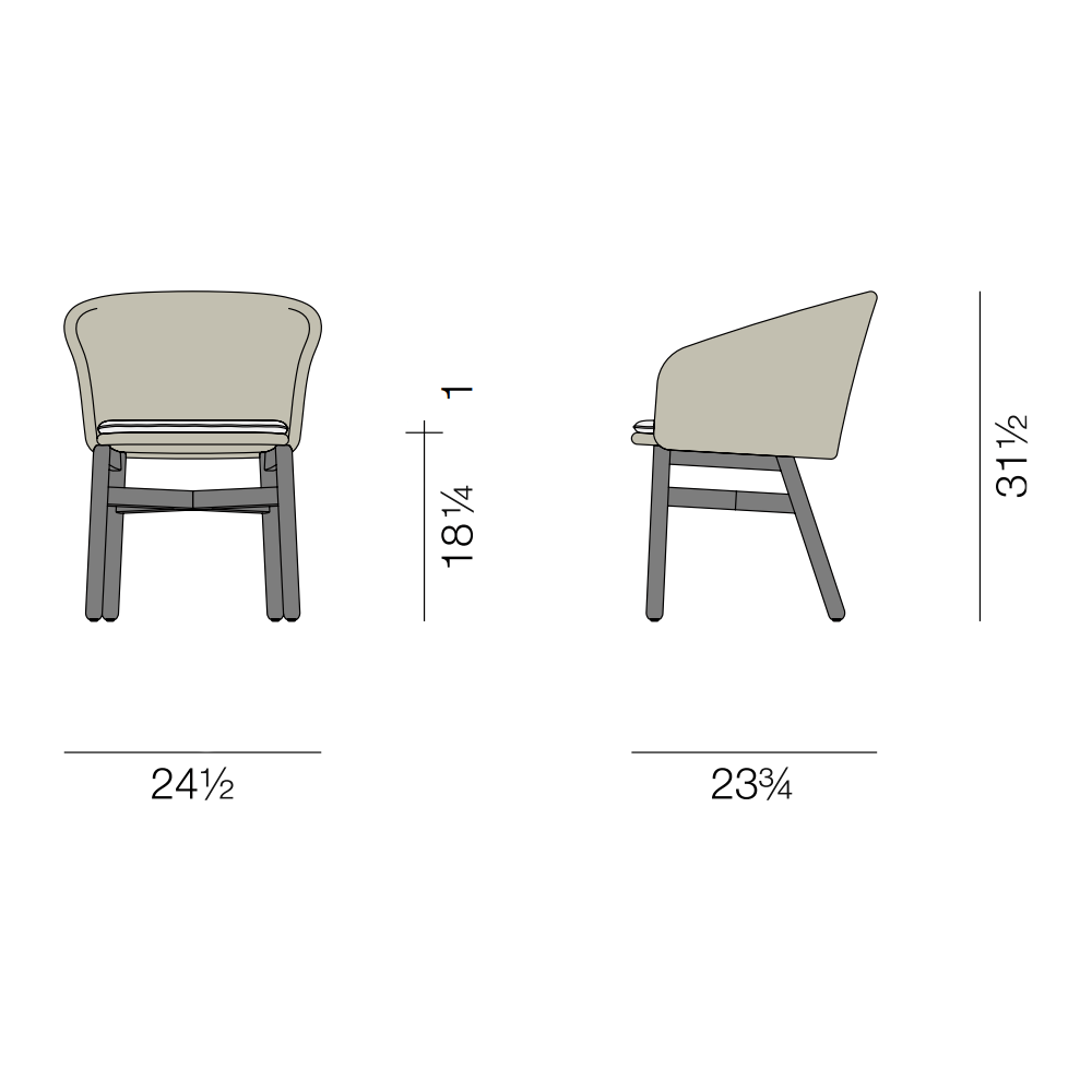 MBRACE Outdoor Dining Armchair