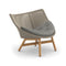 MBRACE Outdoor Lounge Chair  option 474 Natura Dark Gray