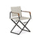 SEAX Outdoor Armchair  option Black Pepper / 633 Sail Dove