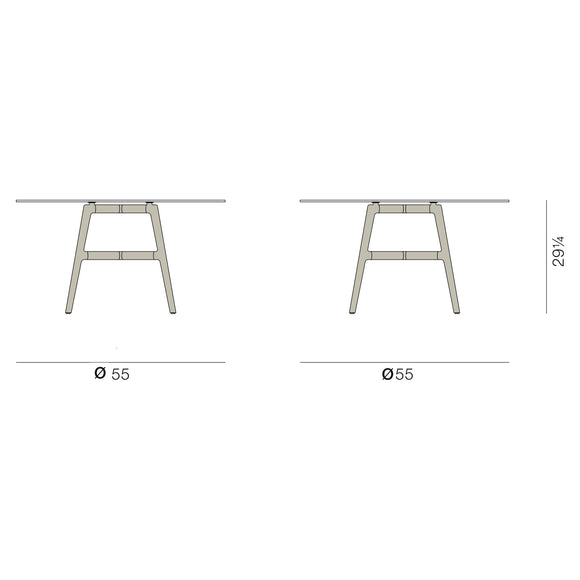 SEAX Round Outdoor Dining Table