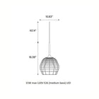 Cage Pendant Light