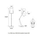 Fork Floor Lamp