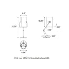 Fork Table Lamp