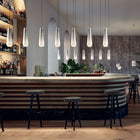 Glass Drop Pendant Light