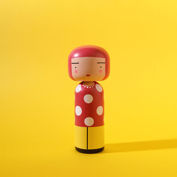 Dot Kokeshi Doll