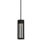 Chamber LED Outdoor Pendant Light  option Black