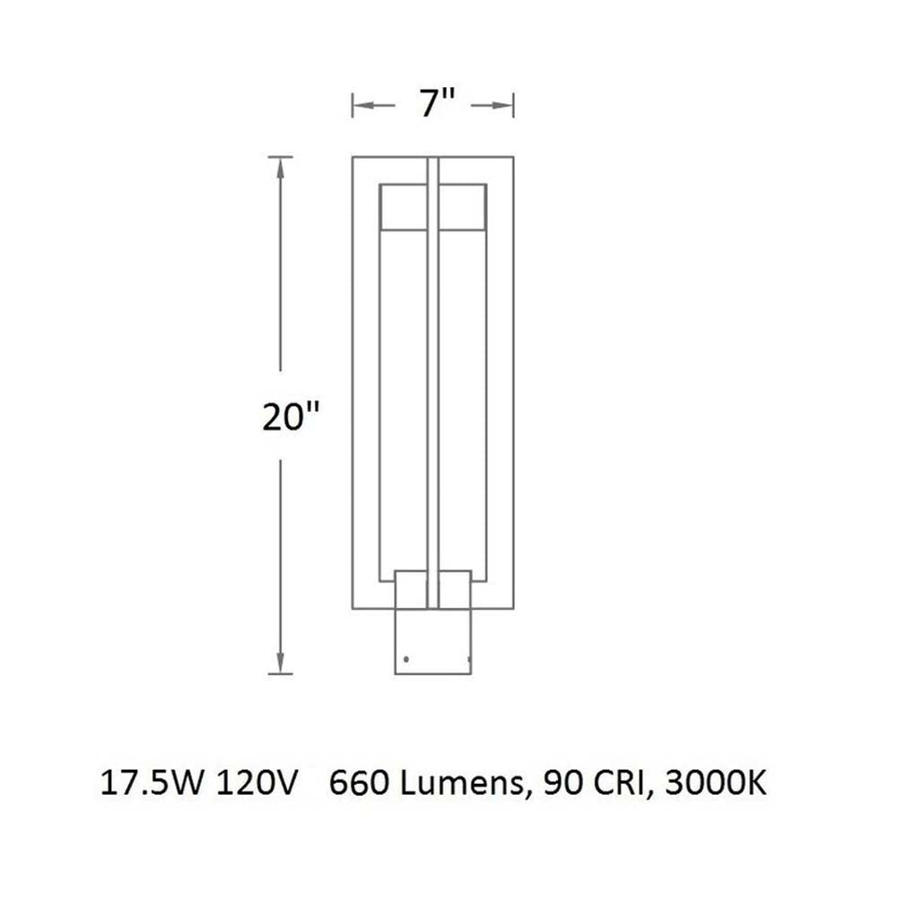 Chamber Outdoor Post Light
