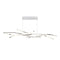 Divergence LED Chandelier  option Chrome