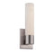 Elemental Vanity Sconce  option Brushed Nickel