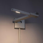 Flip LED Swing Arm Wall Light