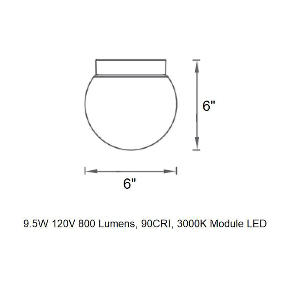 Niveous Wall / Ceiling Light