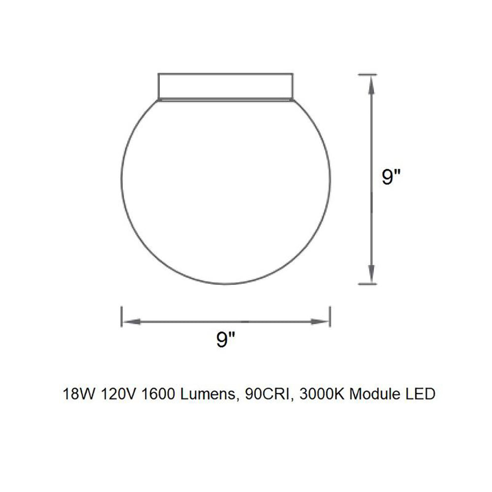 Niveous Wall / Ceiling Light
