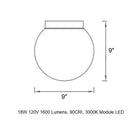 Niveous Wall / Ceiling Light