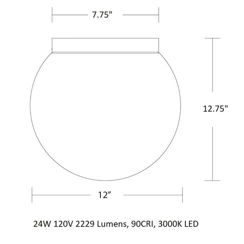 Niveous Wall / Ceiling Light