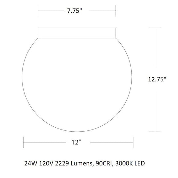 Niveous Wall / Ceiling Light