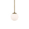 Niveous LED Pendant Light  option Aged Brass