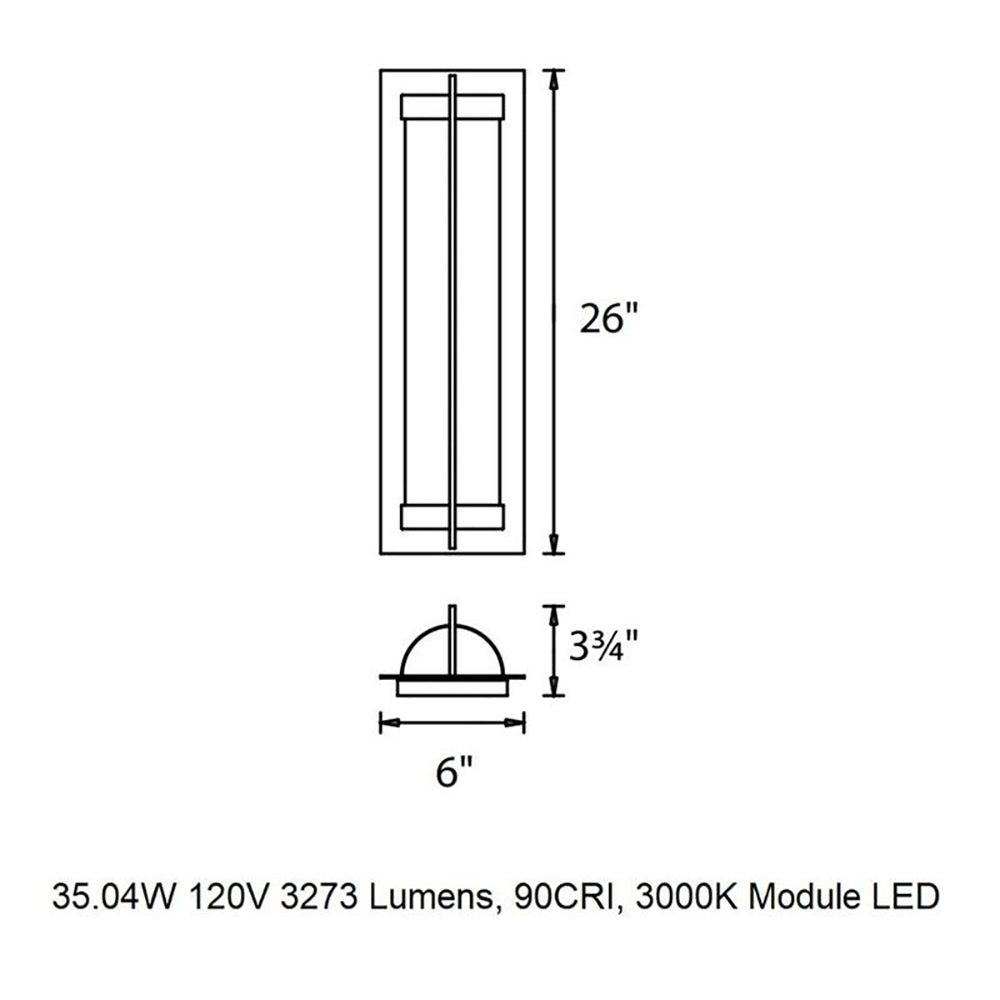 Oberon LED Outdoor Wall Light