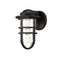 Steampunk LED Outdoor Wall Light  option Black