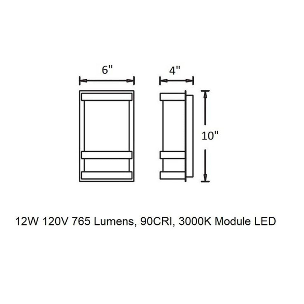 Latitude LED Outdoor Wall Light