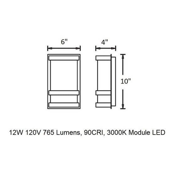 Latitude LED Outdoor Wall Light