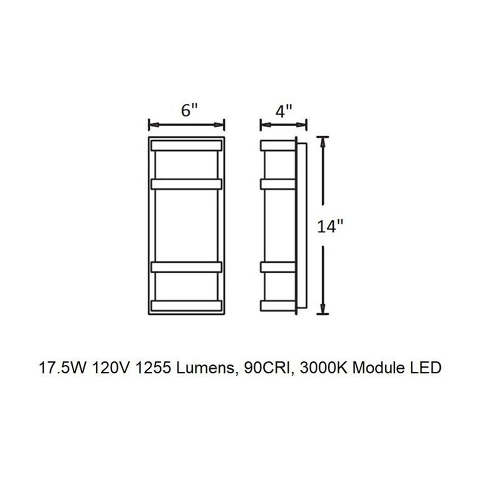 Latitude LED Outdoor Wall Light