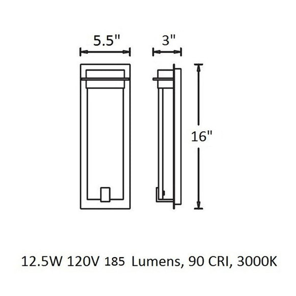 Spa LED Outdoor Wall Light