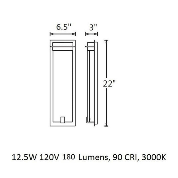 Spa LED Outdoor Wall Light