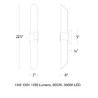 Fallon LED Bathroom Vanity/Wall Light