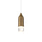 Action LED Mini Pendant Light  option Aged Brass