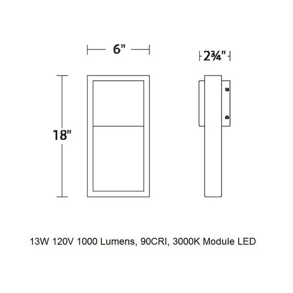 Archetype LED Outdoor Wall Light