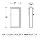 Archetype LED Outdoor Wall Light