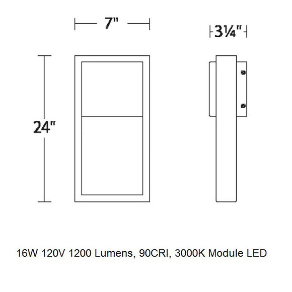 Archetype LED Outdoor Wall Light
