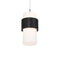 Banded LED Mini Pendant Light  option Black
