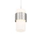 Banded LED Mini Pendant Light  option Brushed Nickel