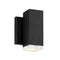 Block LED Outdoor Wall Sconce  option Black