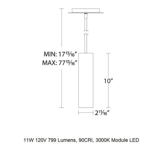 Caliber LED Indoor / Outdoor Pendant Light