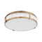 Constantine LED Flush Mount  option Aged Brass