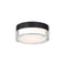 Dot LED Round Flush Mount  option Black