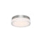 Dot LED Round Flush Mount  option Stainless Steel