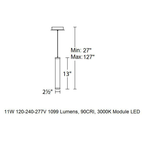 Flare LED Linear Pendant Light