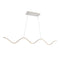 Morae LED Linear Pendant Light  option Brushed Nickel